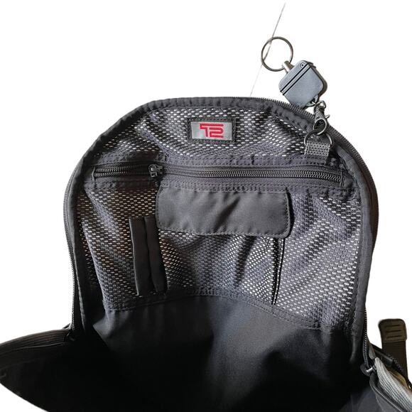 Tumi Laptop Backpack Gray Black Unisex - Picture 8 of 11